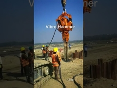 مطرقة ركائز اهتزازية كهربائية هيدروليكية لآلة الأساس 90 كيلو واط