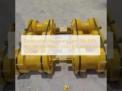 أجزاء آلات البناء 184-6305 ROLLER GP-TRACK-SINGLE FLANGE للحفارات