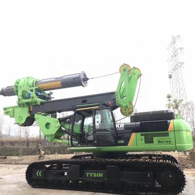 KR360C آلة كومة هيدروليكية للهندسة جهاز حفر صغير دوار 62M