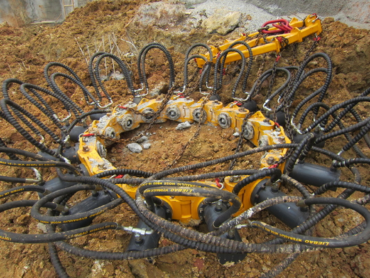 آلة قطع كومة الأسطوانة الثقيلة حفارة مرفق KP315 KP380 600kN