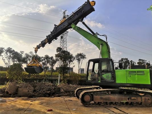 Dipper Clamshell Bucket تلسكوبي ذراع حفارة مرفق هيدروليكي Tysim Long Reach