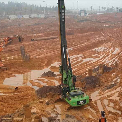 معدات البناء الهيدروليكية سائق كومة آلة 230 KN الرافعة الرئيسية سحب القوة