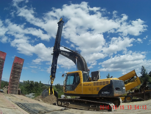 KM150 Clamshell Telescopic Long Arm Excavator 3.6t أسطوانة هيدروليكية