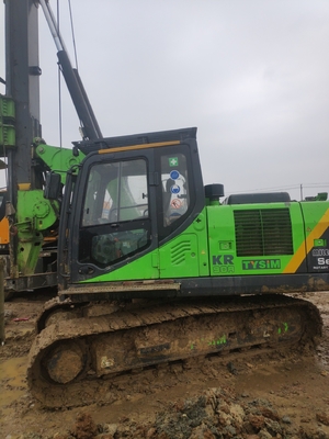 تستخدم آلة دق خوازيق Cummins Engine 30T أقصى وزن للركيزة 3500N.m أقصى عزم دوران