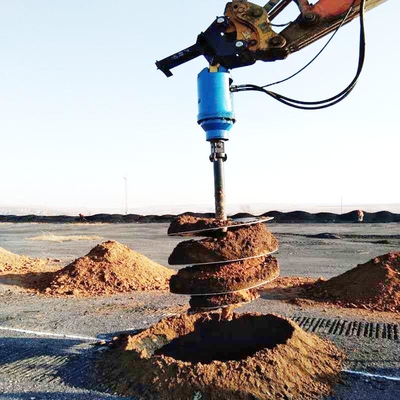 الحفرة الهيدروليكية الحفرة الخرسانية للشجر الرملي القذر مزرعة 1000Mm التربة الحفرة الحفرة