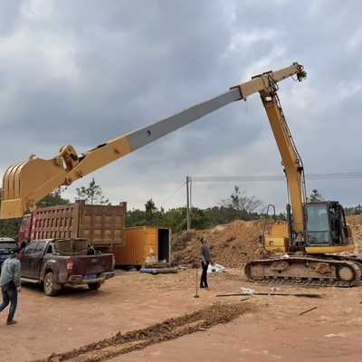 أعلى مبيعات قطع غيار الحفر KM150 قشرة كلمشيل ذراع تلسكوبية بعيدة المدى بعمق 15m