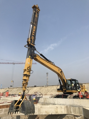 الجودة العالية KM150 الأمان المتحرك عجلة صغيرة روبوت الحفرة الحفرة ذراع تلسكوبية