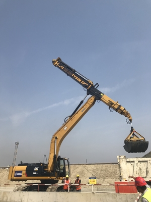 KM220 الهيدروليكية الذراع المطوية المظلة الروبوتية الحمولة مصغرة استخراج ذراع تلسكوبية كبيرة النوع المنتشر