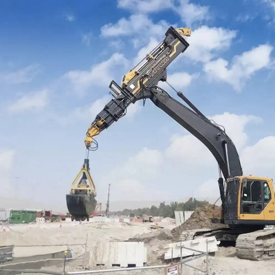 المورد المهنية الطلبية سعة دلو الحفرة الطويل المدى طوق المظلة ذراع تلسكوبية