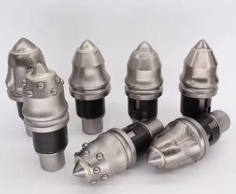 أجزاء الحفر الصخرية والبرميل الرئيسي قطع مخروطية 25mm أسنان الخندق لأدوات الحفر الأساسية