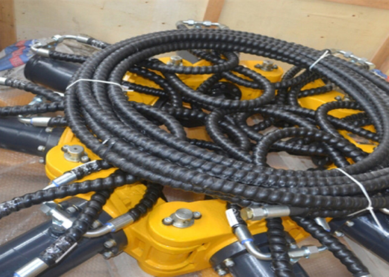 600kN 150mm قواطع كومة هيدروليكي 30 لتر / دقيقة أدوات حفر الأساس للبناء