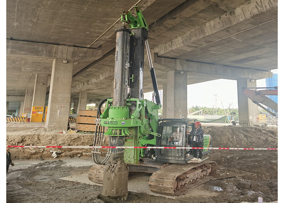 1800mm 28M منخفضة الإرتفاع خوازيق جهاز حفر 30rmp بالملل كومة آلة الحفر