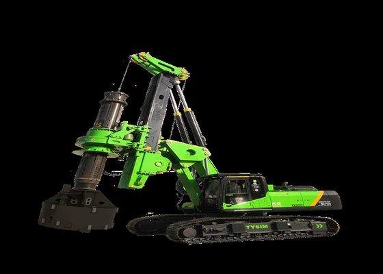 32000Kg 1800mm آلة الحفر الدوارة الهيدروليكية 6.7L إزاحة محرك كومة الخرسانة