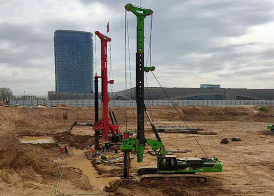 آلة الحفر الهيدروليكية KR125M 15m CFA لأعمال البناء 60m / Min