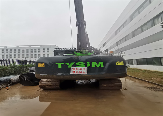 1000mm 1200mm الهيدروليكية الزاحف آلة الحفر 35m تستخدم معدات كومة القيادة