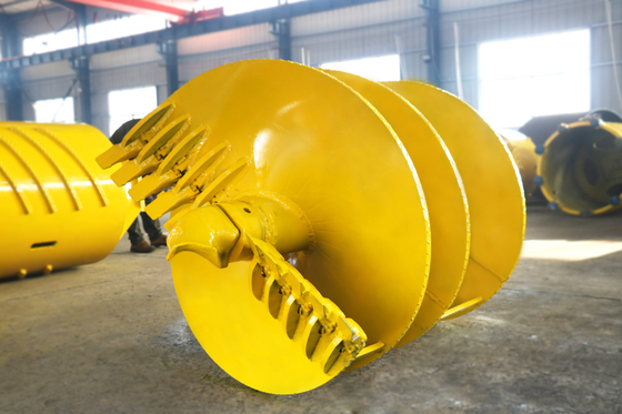 أداة حفر دوارة من الصلب Borewell محمولة 800mm Earth Auger Hole Digger Pilling