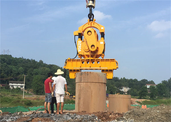 هيدروليكي صفائح كومة حفارة محمولة Vibro Hammer للرافعة 300KW