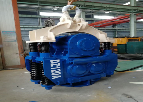 10.5mm 600NM الكهربائية Vibro Hammer Crane 70t كرين حفارة محمولة على سائق كومة اهتزازي